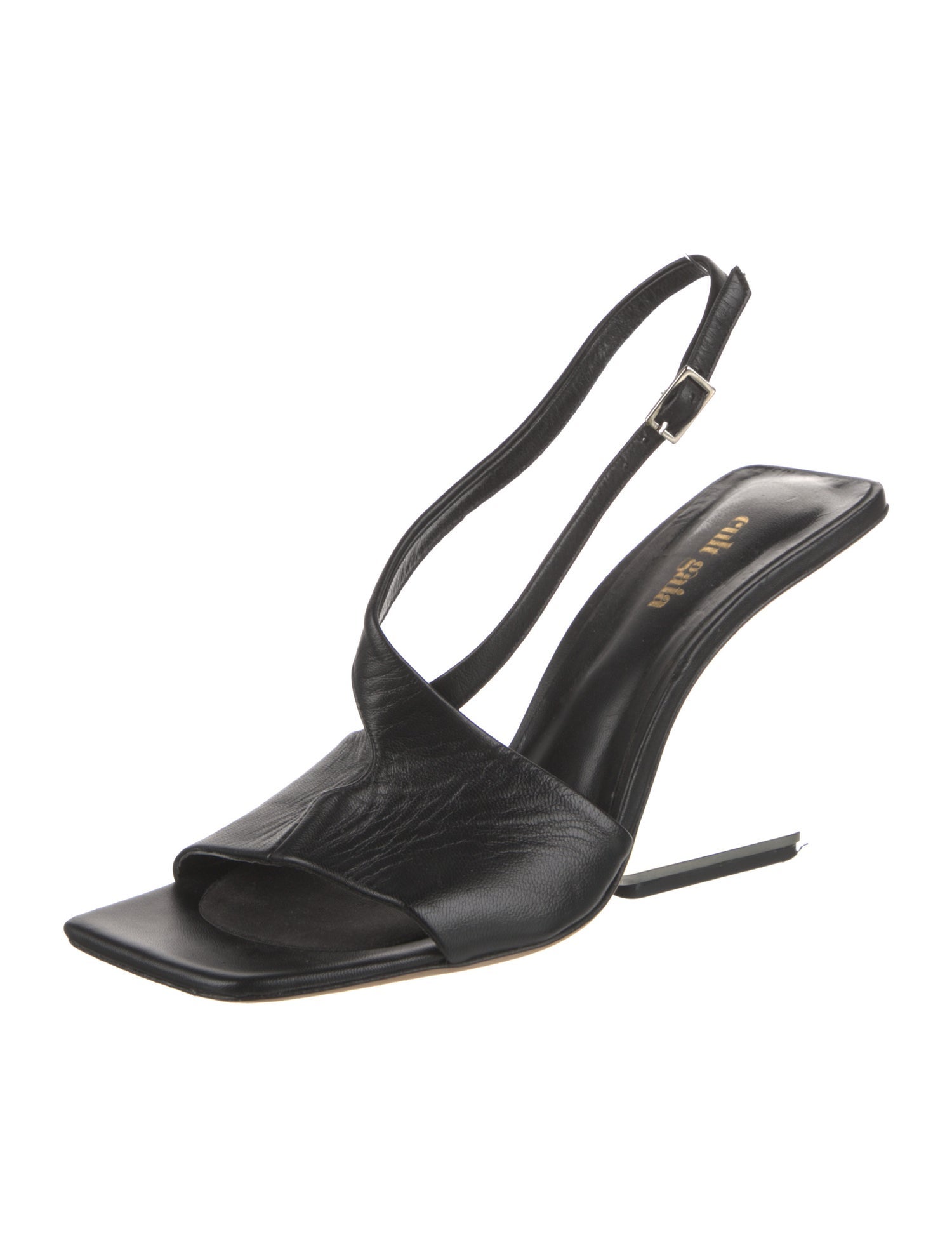 Cult Gaia Leather Slingback Sandals