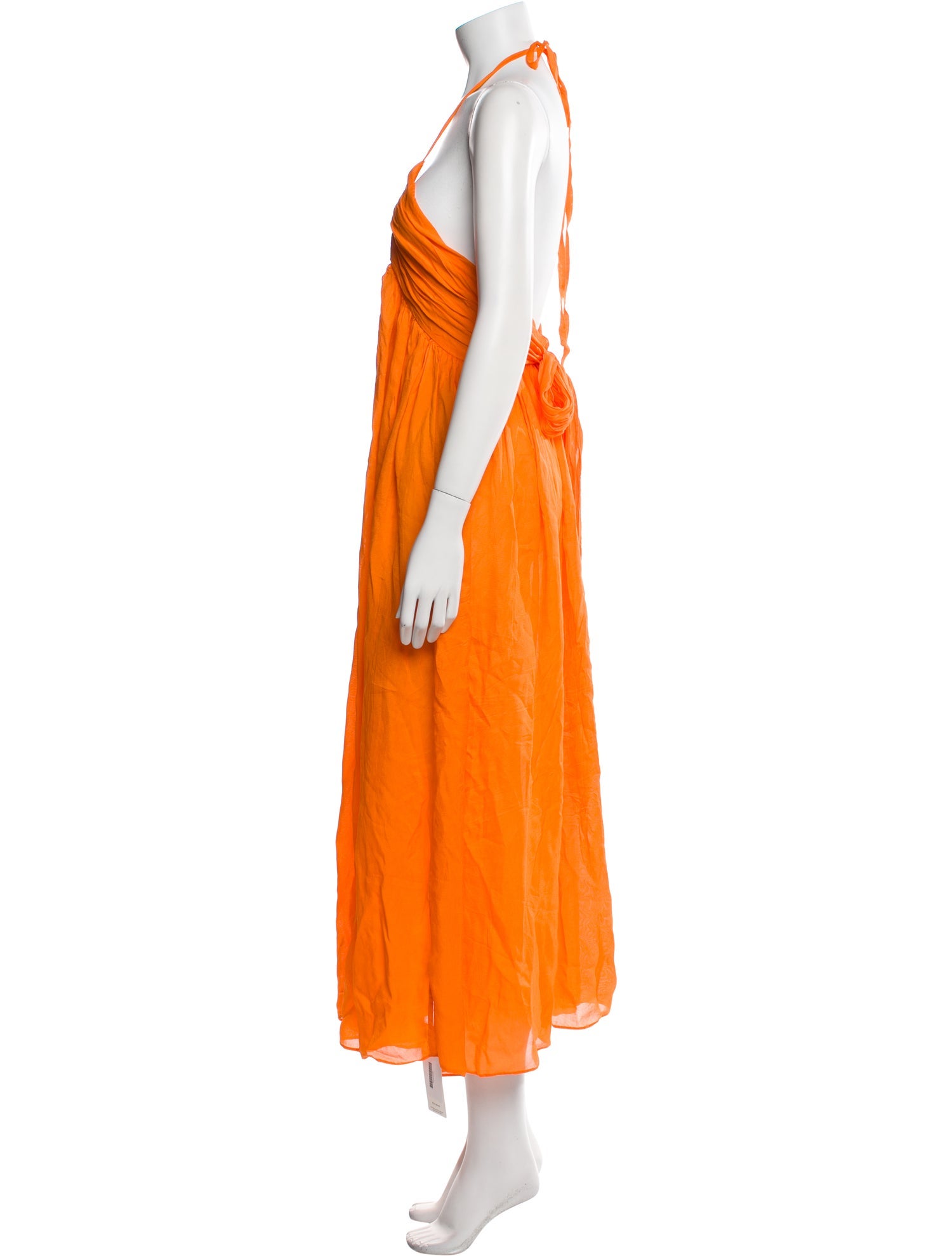 Cult Gaia Halterneck Knee-Length Dress