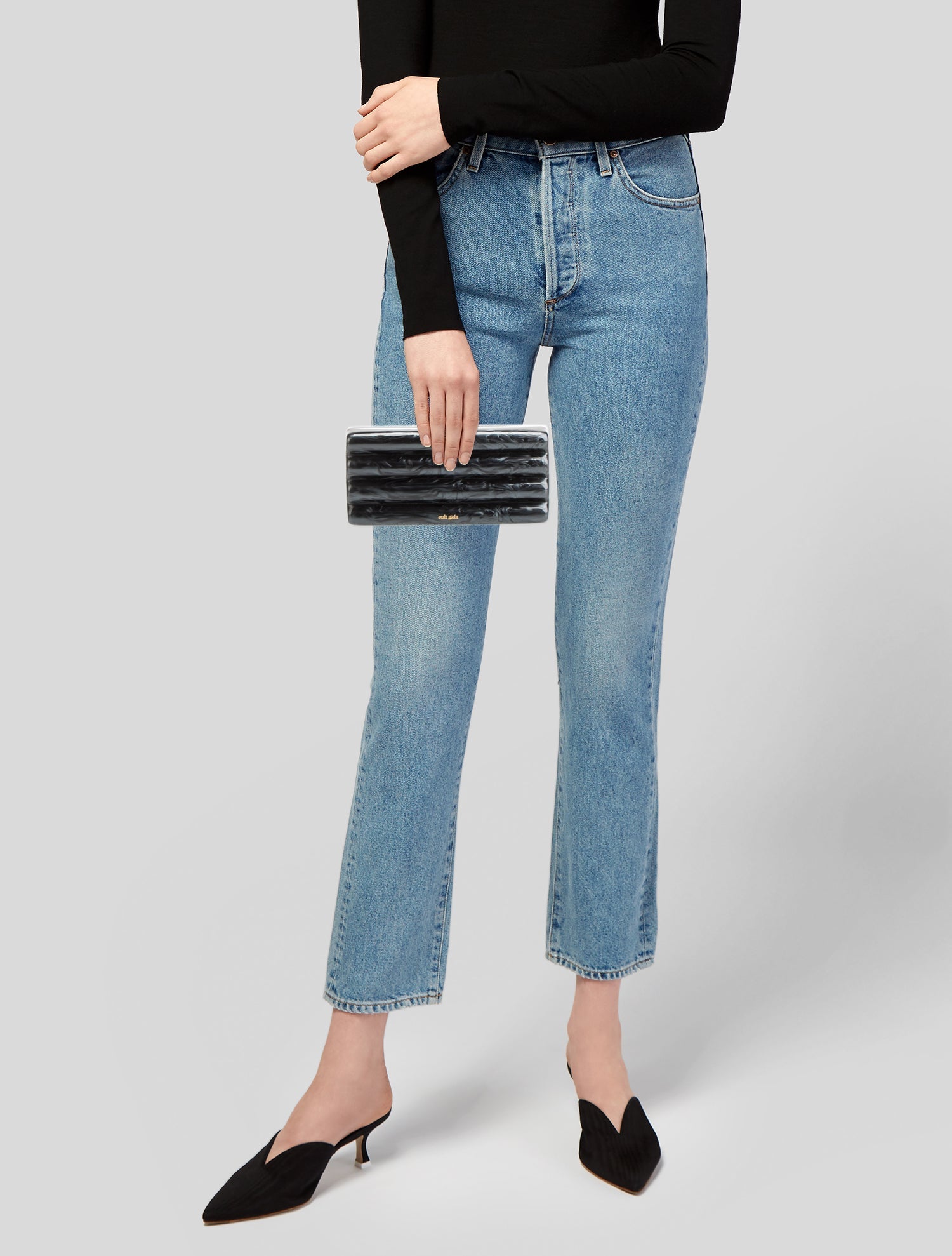 Cult Gaia Acrylic Clutch