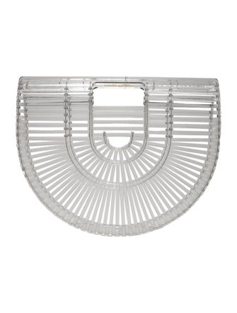 Cult Gaia Acrylic Top Handle Bag