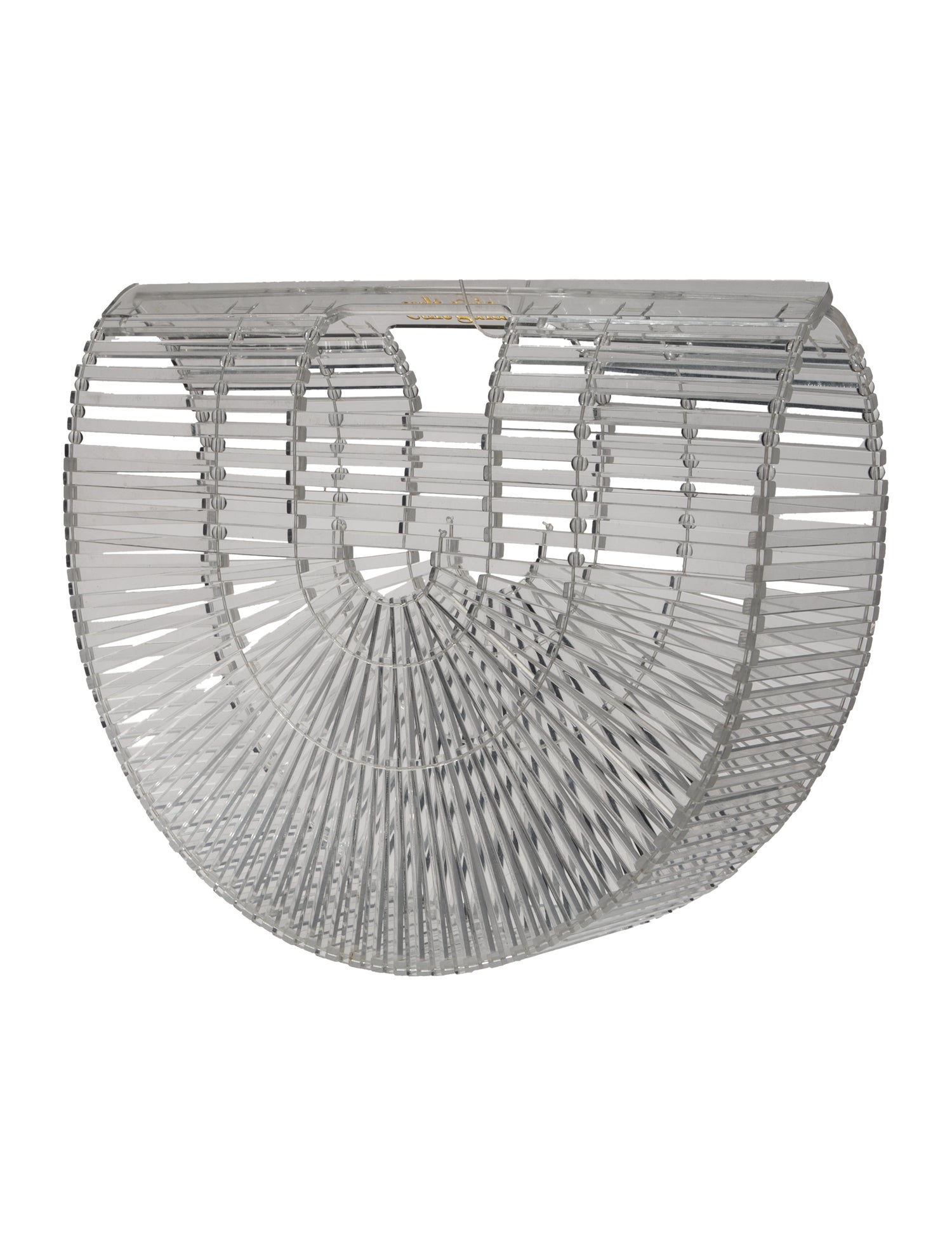 Cult Gaia Acrylic Top Handle Bag
