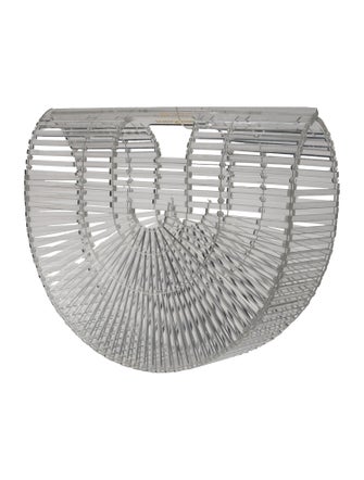 Cult Gaia Acrylic Top Handle Bag