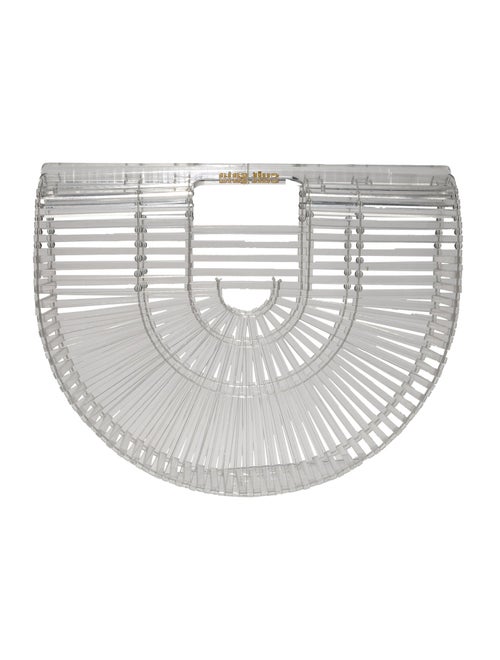 Cult Gaia Acrylic Top Handle Bag