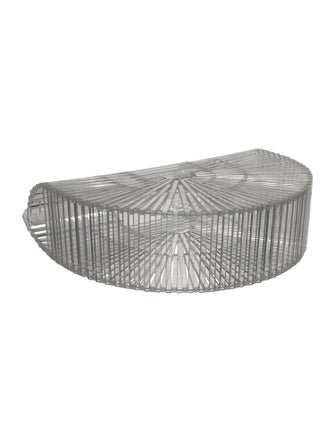 Cult Gaia Acrylic Top Handle Bag