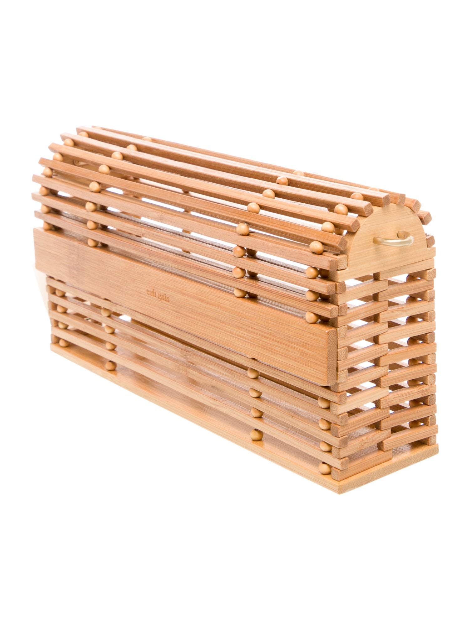 Cult Gaia Bamboo Clutch