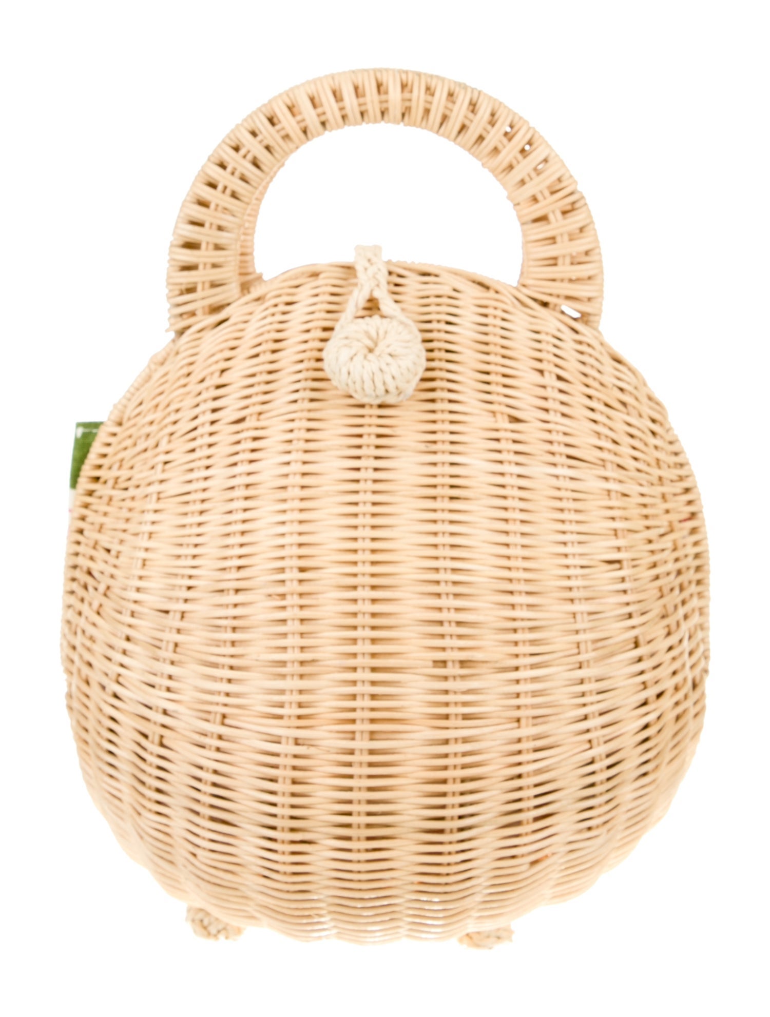 Cult Gaia Rattan Top Handle Bag