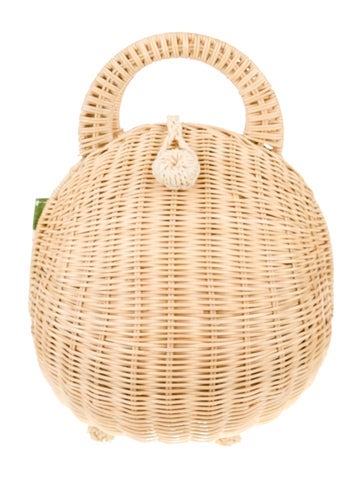 Cult Gaia Handle Bags Rattan Top Bag