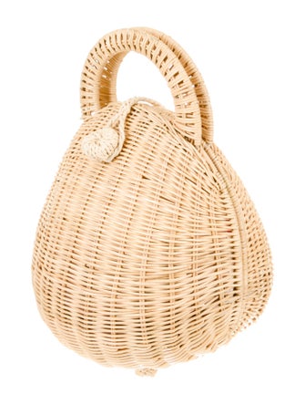 Cult Gaia Rattan Top Handle Bag
