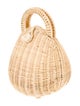 Cult Gaia Rattan Top Handle Bag