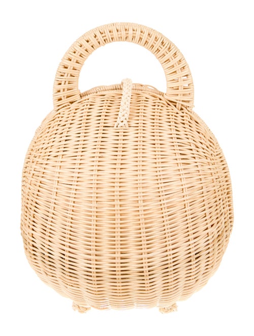 Cult Gaia Rattan Top Handle Bag