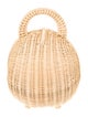 Cult Gaia Rattan Top Handle Bag
