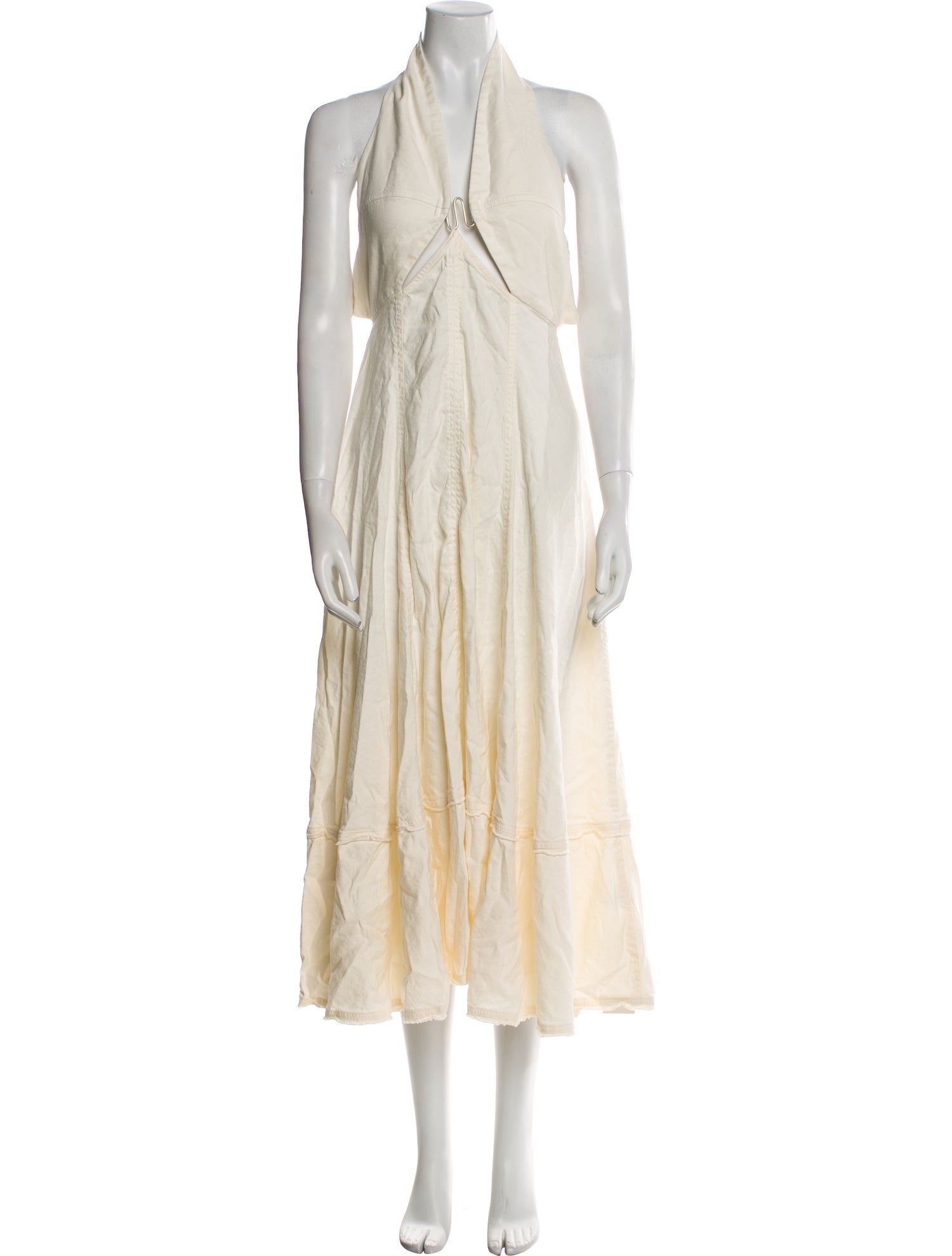 Cult Gaia Halterneck Long Dress