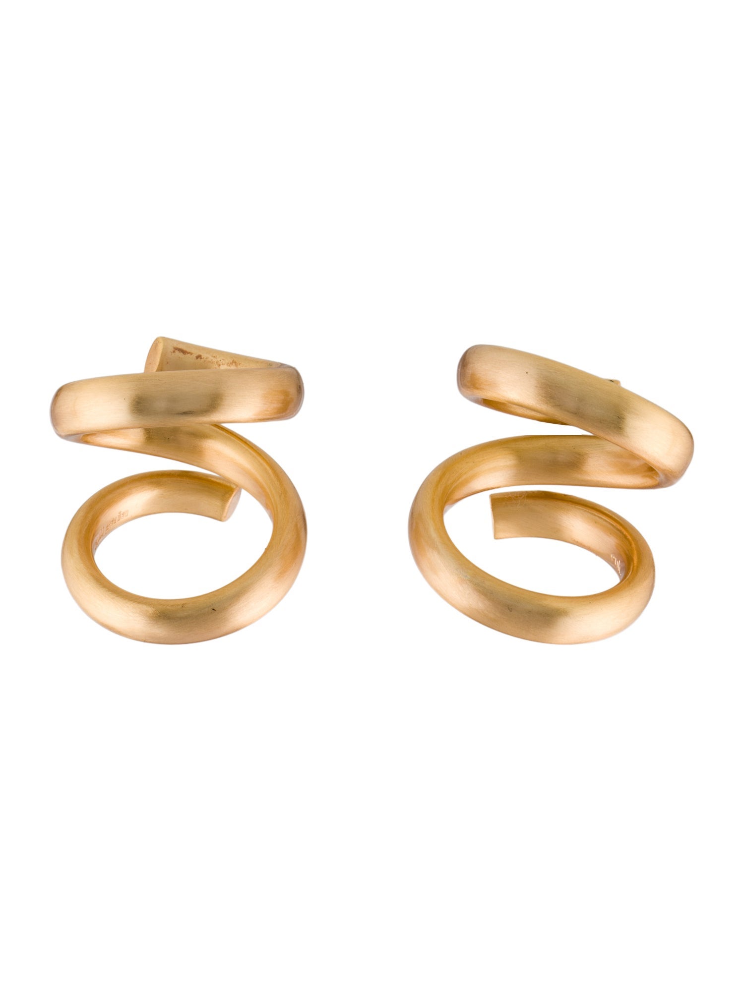 Cult Gaia Henny Spiral Hoop Earrings