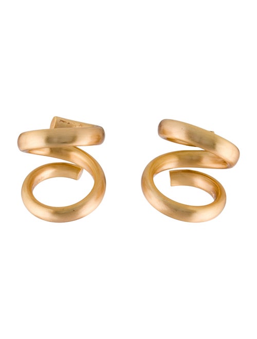 Cult Gaia Henny Spiral Hoop Earrings