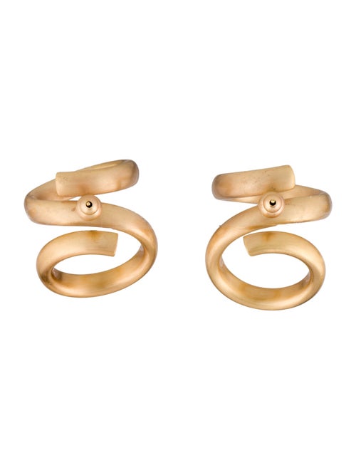 Cult Gaia Henny Spiral Hoop Earrings