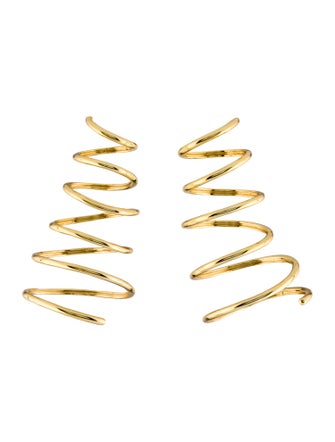 Cult Gaia Ezlynn Coil Drop Earrings