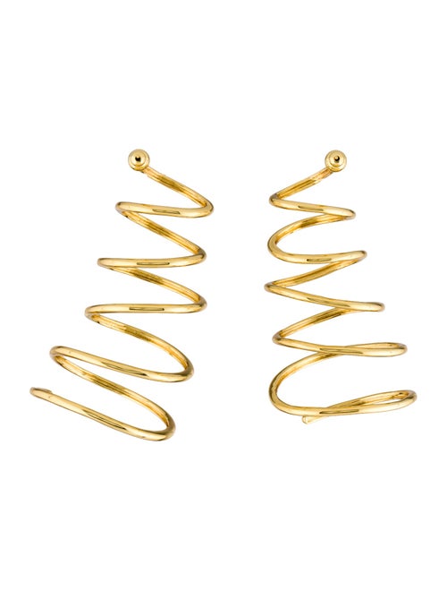 Cult Gaia Ezlynn Coil Drop Earrings