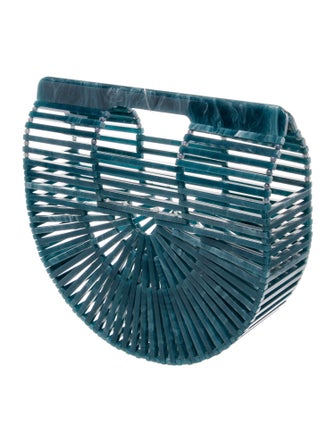 Cult Gaia Acrylic Top Handle Bag