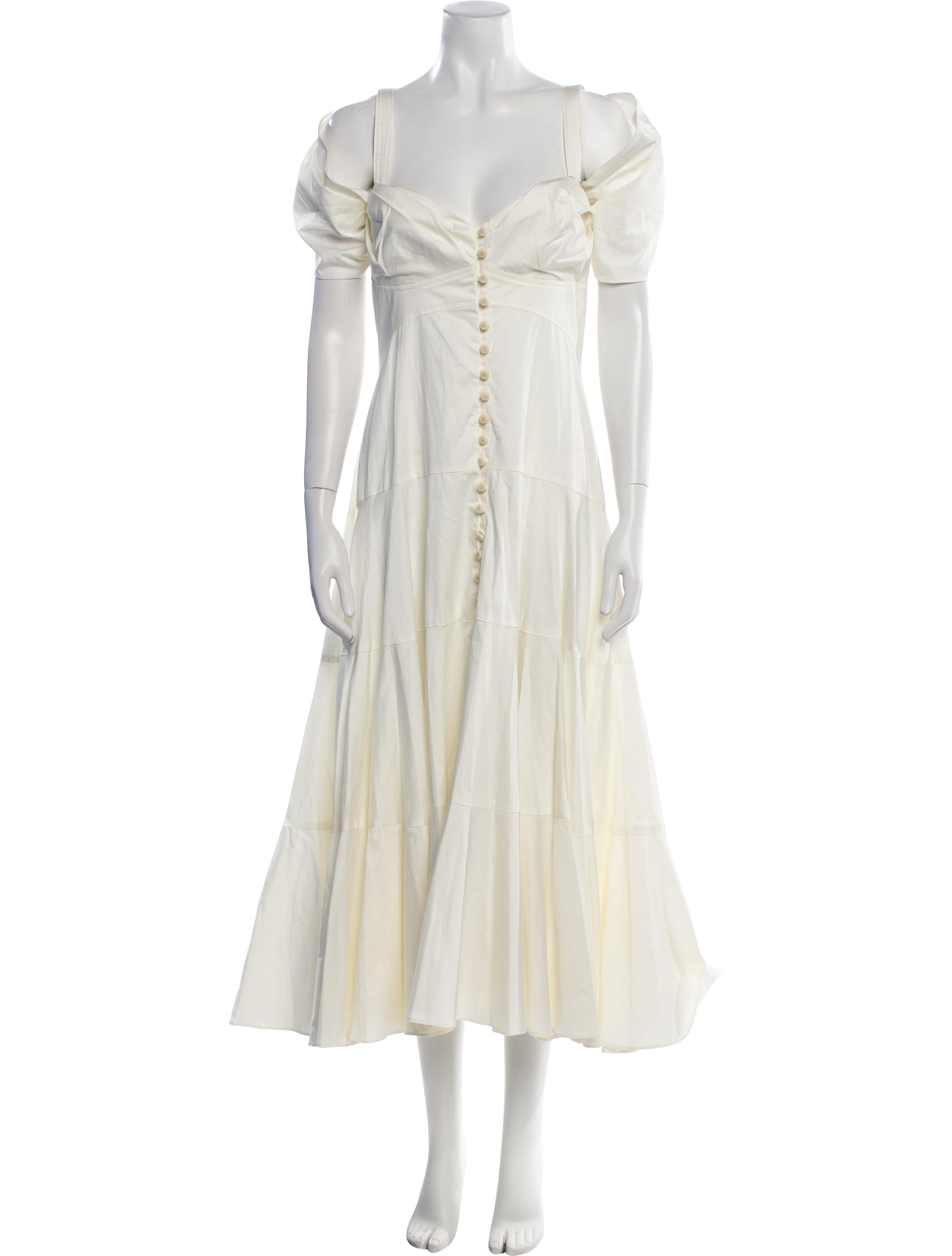 Cult Gaia Square Neckline Long Dress