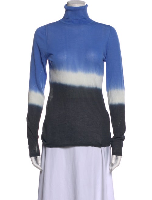 Cult Gaia Striped Turtleneck Top