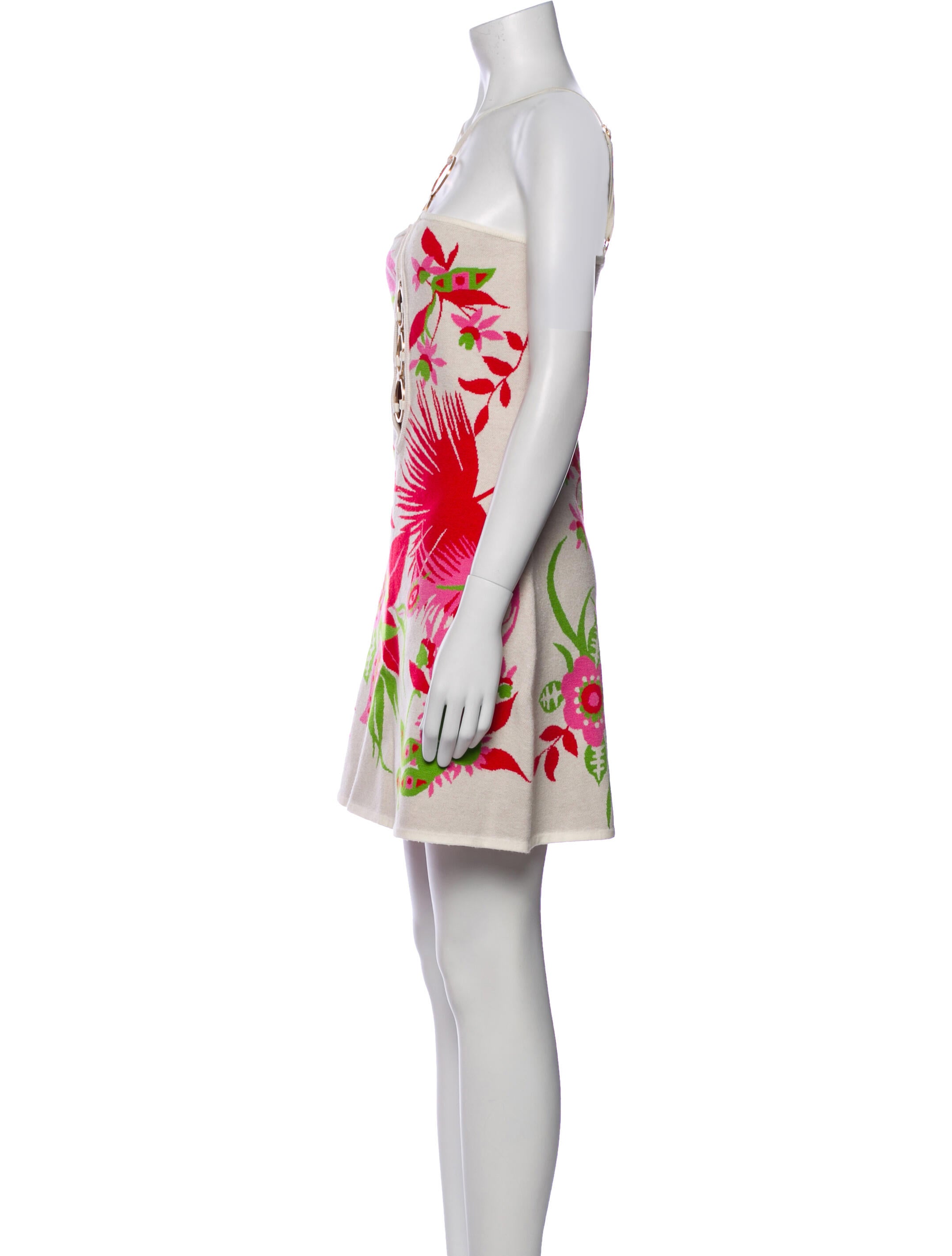 Cult Gaia Printed Mini Dress