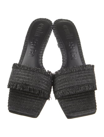 Cult Gaia Straw Slides