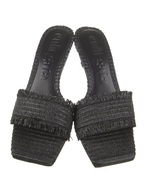 Cult Gaia Straw Slides