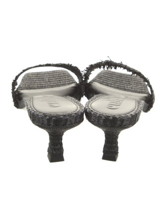 Cult Gaia Straw Slides