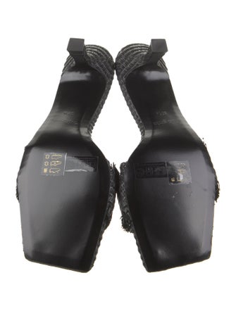 Cult Gaia Straw Slides