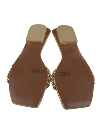 Cult Gaia Leather Slides