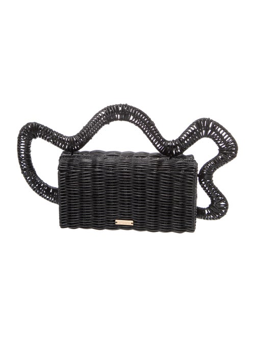 Cult Gaia Wicker Top Handle Bag