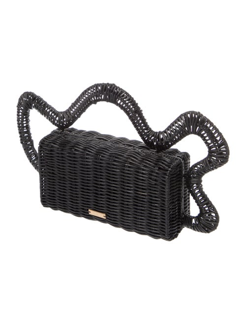 Cult Gaia Wicker Top Handle Bag