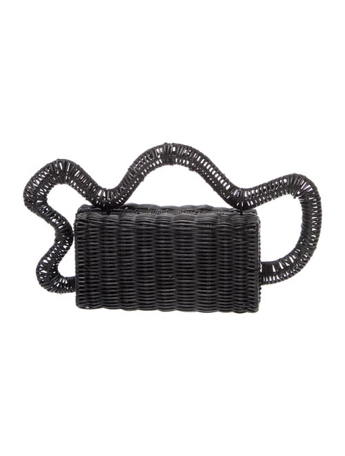 Cult Gaia Wicker Top Handle Bag
