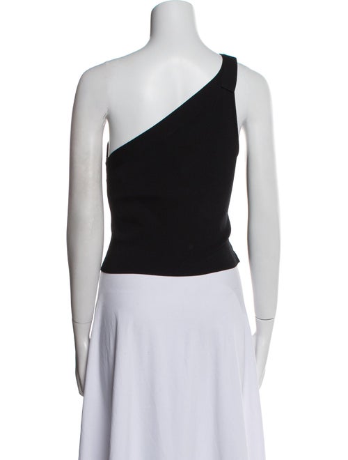 Cult Gaia One-Shoulder Sleeveless Crop Top