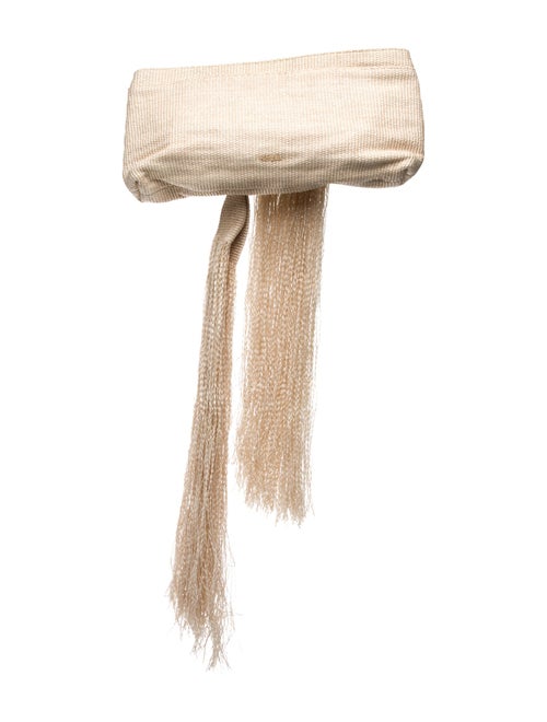 Cult Gaia Raffia Evening Bag