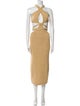 Cult Gaia Halterneck Midi Length Dress