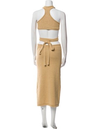 Cult Gaia Halterneck Midi Length Dress