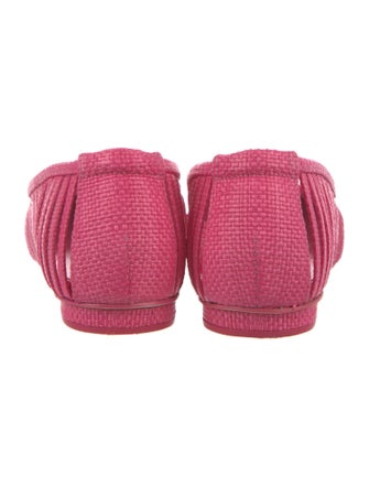 Cult Gaia Straw Cutout Accent