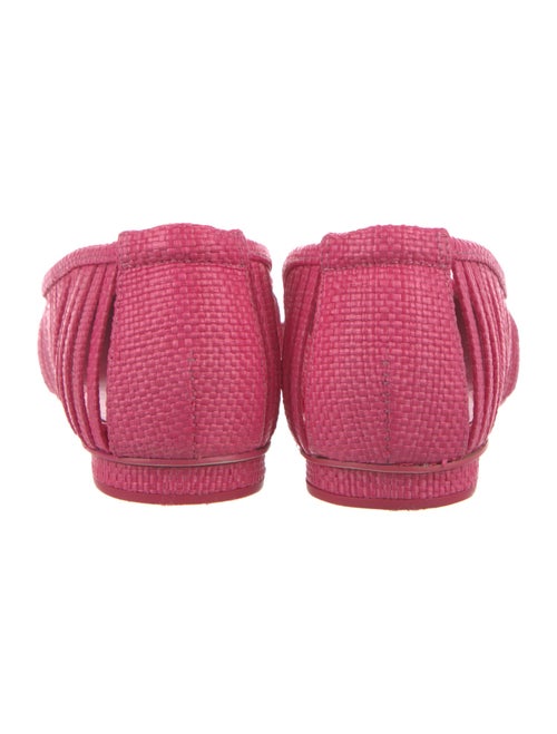 Cult Gaia Straw Cutout Accent