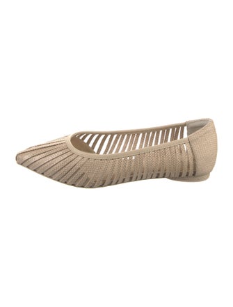 Cult Gaia Rattan Ballet Flats