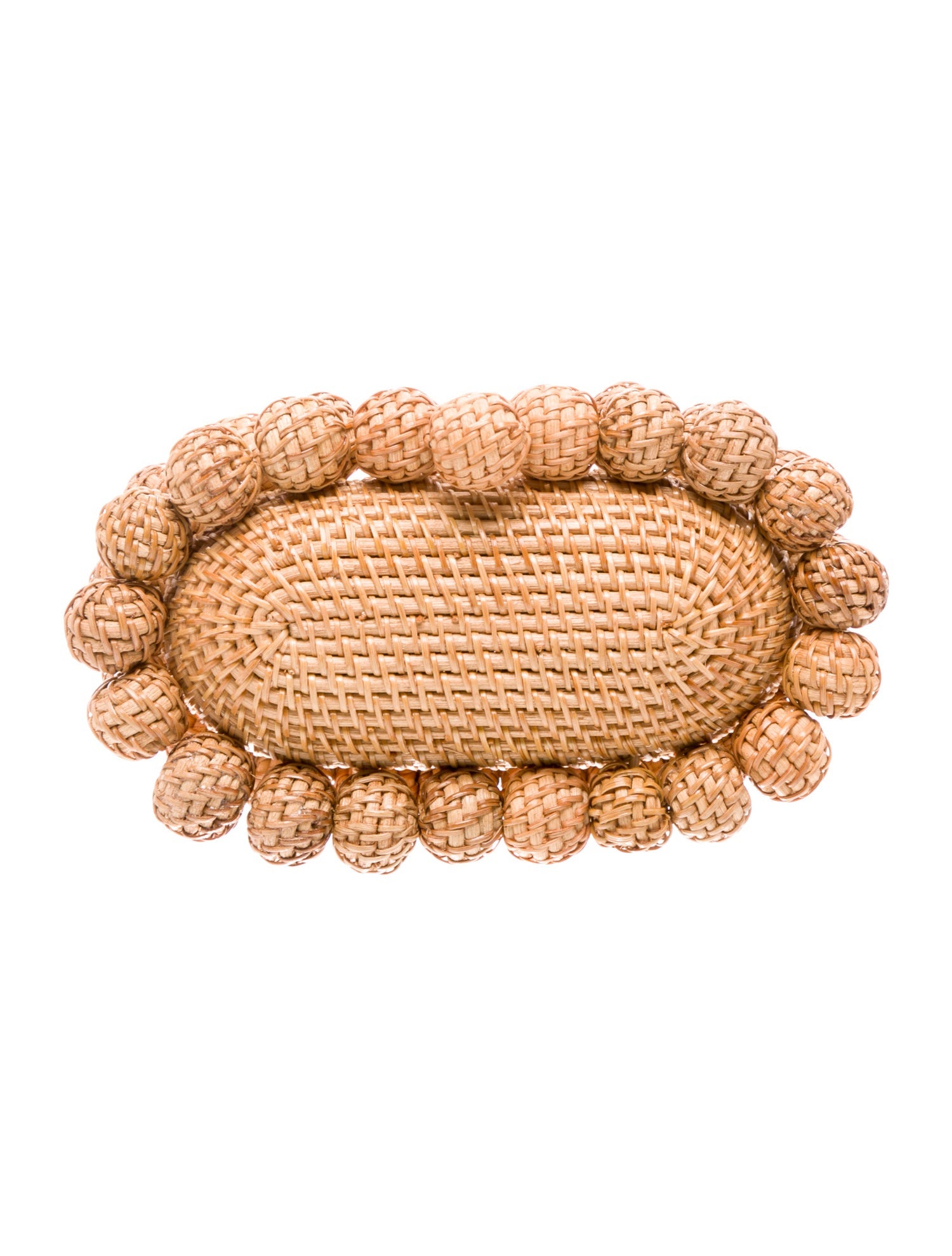 Cult Gaia Raffia Minaudière