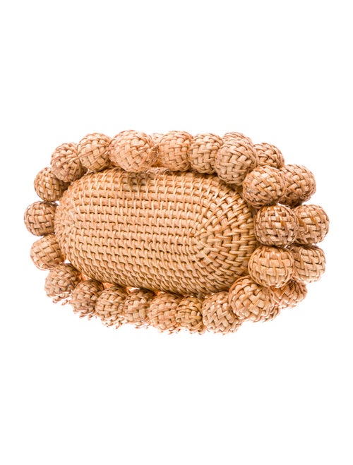 Cult Gaia Raffia Minaudière