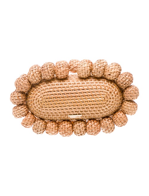 Cult Gaia Raffia Minaudière