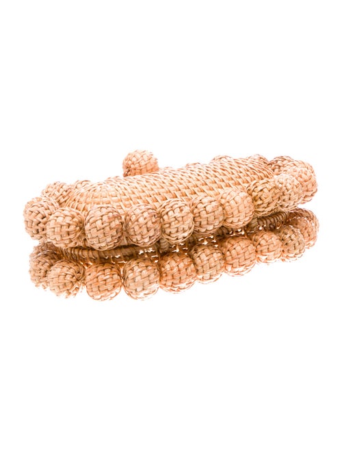 Cult Gaia Raffia Minaudière