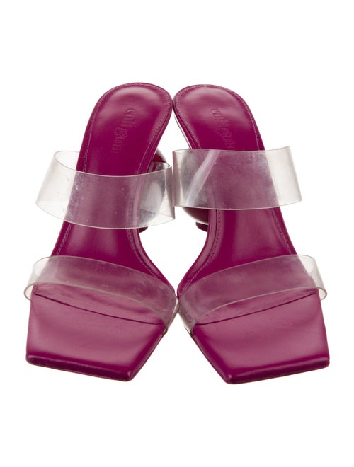 Cult Gaia Leather Slides