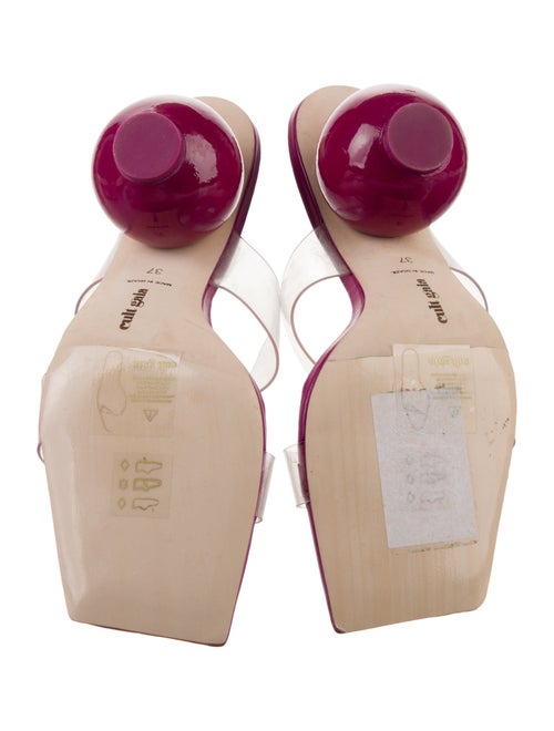 Cult Gaia Leather Slides