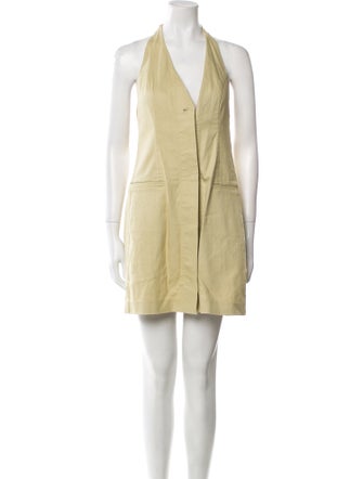Cult Gaia Halterneck Mini Dress
