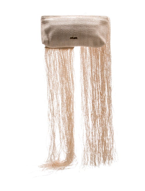 Cult Gaia Raffia Evening Bag