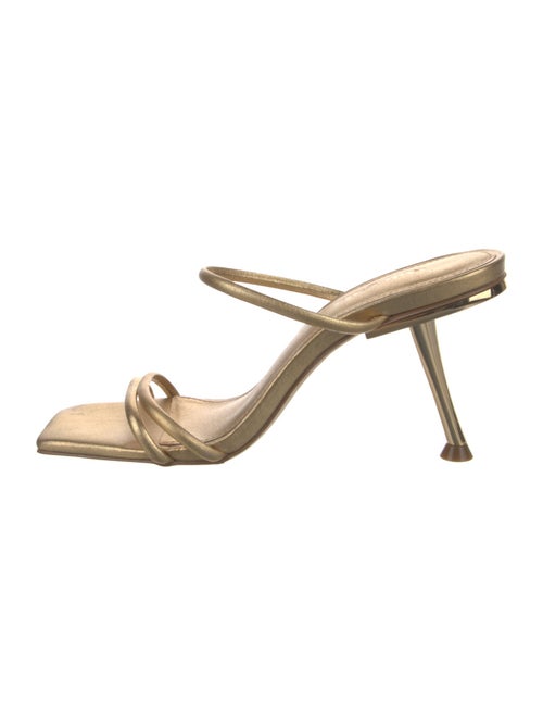 Cult Gaia Leather Slides