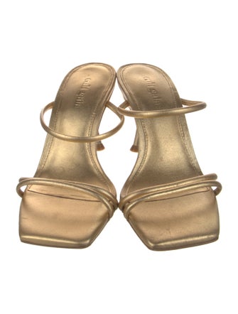 Cult Gaia Leather Slides